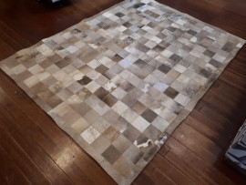 Tapete champanhe Couro De Boi 2,50 X 2,00